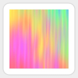 Colorful Rainbow abstract Art Sticker